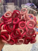 Cinta para el pelo pequeña para niña, diademas infantiles de colores, elásticas, de nailon, accesorios para el cabello, 50/100 Uds.