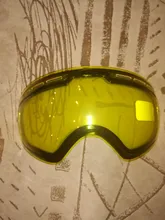 GOG-lente magnética 201 para esquí, gafas esféricas de esquí nocturno, color amarillo