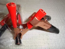 Connector-Plug Battery Caravan Alligator-Clips Test-Lead-Clips Power Crocodile Black