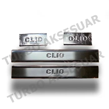 

Renault Clio 4 HB Chrome Written Door Sill 4 Prç. (2013-Üzeri)