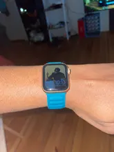 Correa de cuero para apple watch, banda de 44mm y 40mm para iWatch series 6 SE 5 4 3 2 1, pulsera de reloj de 42mm y 38mm