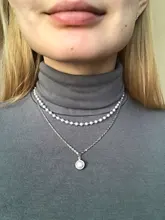 SUMENG-gargantilla de perlas Kpop para mujer, collar bonito de doble capa, colgante de cadena para mujer, regalo para niñas, joyería 2021