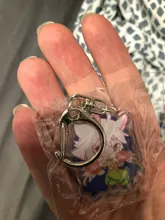 Genshin-llavero con Base acrílica de 11 estilos, Base para llavero, regalo para seguidores, Genshin Impact Zhongli Diluc Venti Paimon