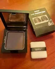 Sevich-Polvo de sombra para el pelo, 5 colores, 12g, resistente al agua, Control de bordes, cubre raíces, corrector de pelo marrón oscuro con farol
