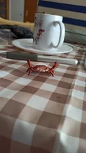 Japoneses nuevos creativos lindo cangrejo pluma titular halterofilia cangrejos Penholder estante soporte de almacenamiento regalo papelería