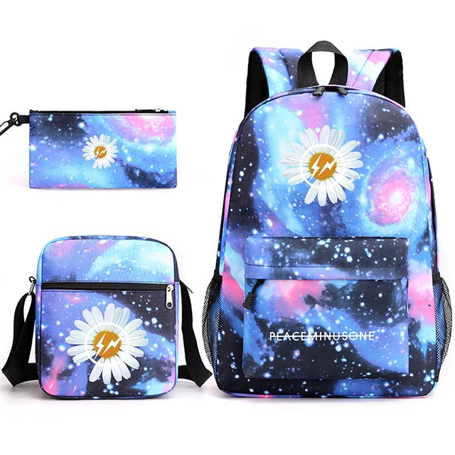 Bts 3 adet/takım g-ejderha yıldızlı gökyüzü eleman sırt çantası  PEACEMINUSONE papatya çantası seyahat çantası okul çantası a6 - AliExpress