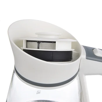 

KETTLE ELECTRIC 1, 5 L LEBEN, 1850 W, GLASS-JUG, LED ILLUMINATION LIGHTED SELF TURNS OFF BEAUTIFUL