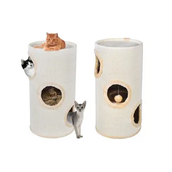 

Cat Tree Kit Catcher-griffer Cat tree 50cm Sisal Cat game Cave #2794