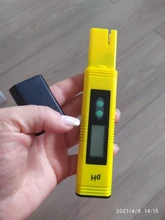 Bolígrafo LCD digital medidor del pH cuya precisión es 0,1, calibrador automático para agua, vino, orina, piscina y acuario