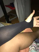 Mangas de brazo de nailon para hombres y mujeres, funda de protección solar UV para ciclismo, correr, al aire libre, frío, para ocultar tatuajes, Unisex, 1 par