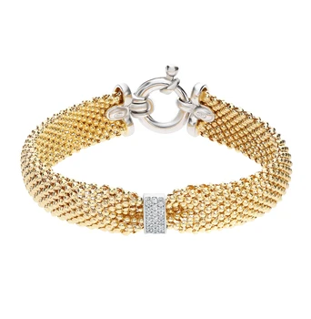 

Silver Bracelet with cubic zirconia sunlight sample 925
