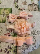 Diadema elástica de flores para bebé, accesorios de fotografía, 3 uds.