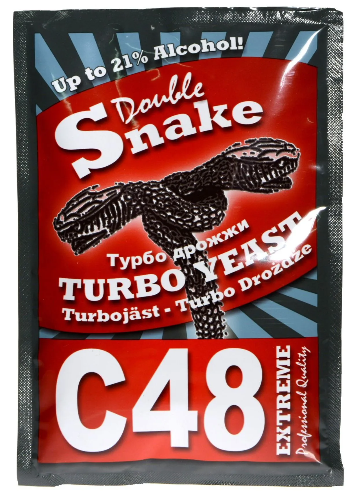 Double Snake C48 Дабл Снейк С48 спиртовые турбодрожжи сухие турбо дрожжи | Дом и сад