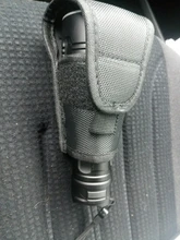 Bolsa para linterna de 7x13cm, bolsa táctica portátil de nailon para cinturón, soporte para linterna, funda de transporte, accesorios militares de caza