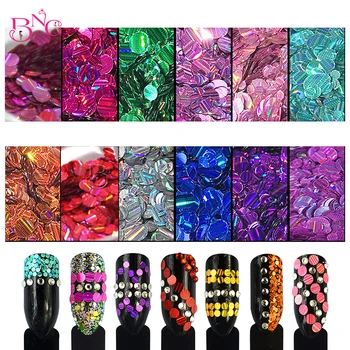

12box Ultrathin Sequin Eco-Friendly Laser sparkles Nail Glitter Nail Art Manicure Material Decoration DIY Festival Wedding Part