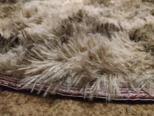Round Rug Carpets Living-Room-Decor Modern-Mats Bedroom Faux-Fur Fluffy Shaggy-Area Long