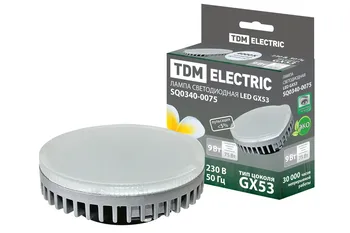 

Lamp led gx53-9 W-4000 K TDM