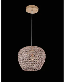 

Ceiling lamp. Pendant. LIGHT BULBS E27 60W. METAL AND CRYSTAL. GOLD COLOR. Ref. 8020-1RGD