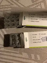 5 unids/caja de ELeaf CE bobina cabeza 0 18ohm/0 3ohm/0.5ohm para iStick Pico 75W iJust2 Melo 3 envío de la gota