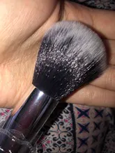 Conjunto de negras brochas maquillaje BEILI, brochas profesionales de pelo Natural de cabra, brochas para base de maquillaje en polvo, brochas para mezclar ojos y maquillaje