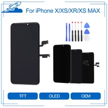 Elekworld класс A+ TFT OLED OEM для iPhone экран X XS XR XS Max ЖК-дисплей 3D сенсорный с дигитайзером запасные части в сборе
