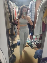 Sport Gym Suits Wear Yoga-Sets Running-Clothes Long-Sleeve Seamless Female Women Fitness