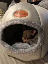 Cama de invierno para gatos, alfombrilla pequeña, cesta para perro pequeño, productos de tienda para mascotas, cueva acogedora, cama interior, Comodidad para dormir