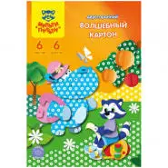 

Cardboard color double-sided multi-pulti pattern flowers 6 colors 6 sheets A4