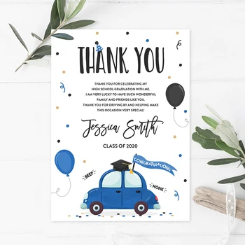 

Drive By Graduation Parade Thank You Drive Through Graduation Party Class Of 2021 Party Decoration
