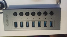 Usb-Extension Charging-Splitter Power-Adapter-Support Usb-3.0-Hub ORICO On/off-Switches