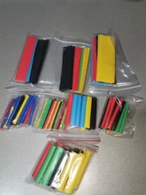 Juego de tubos termorretráctiles, kit de tubos termorretráctiles, poliolefina, encogimiento, surtido de tubos termorretráctiles, Cable de alambre, 164 unidades