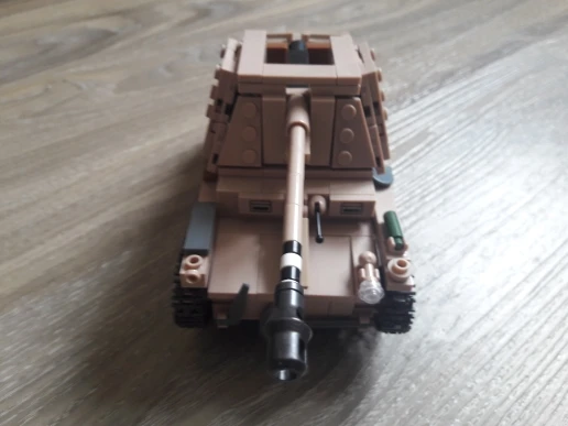 608 sztuk WW2 wojskowy niemiecki łasica tank Building Blocks wojskowy samobieżny anti tank gun broń cegły dzieci zabawki dla dzi