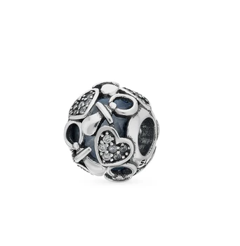 

Silver Pendant-charm with alpanite and cubic zirconia sunlight sample 925