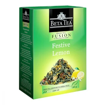

Tea beta tea "fusion collection. Festive Lemon ", with additives, 90 gr