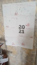 Calendario del Plan Anual del año 2021, horario diario con pegatina de puntos, planificador de pared, papelería, planificación de estudio para oficina, escuela y hogar