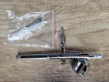 Pistola pulverizadora de aerógrafo de doble acción con alimentación por gravedad, 0,2 MM, de gatillo para pistola pulverizadora arte, artesanía, modelo, pintura, pulverización, Hobby, 0,2 MM