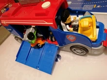 Coche de juguete de plástico de la Patrulla canina para niños, juguete de la Patrulla canina, autobús de rescate, modelo de figura de acción, regalo de cumpleaños