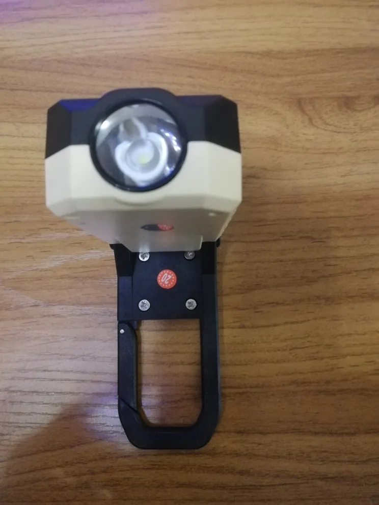 USB recargable COB luz de trabajo portátil LED linterna ajustable revisión de fotos