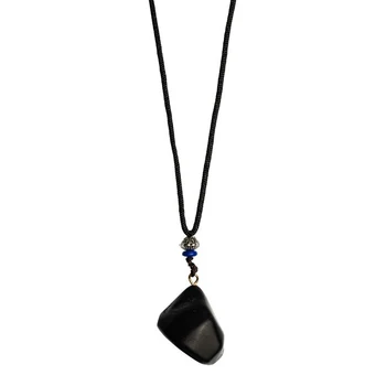 

Ladies' Necklace Black Obsidian La Gemmes