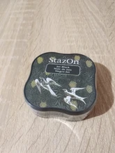 TSUKINEKO-almohadilla de tinta a base de aceite, de secado rápido, Stazon Mini, Japón