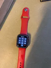 Funda de diamante para Apple watch, accesorios para Apple watch 6 SE 5 4 3 2 1 44mm 40mm 42mm 38mm a mujer, Protector de pantalla