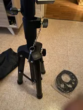 Alileader-soporte para pelucas, trípode para peluca con cabeza de bloque de lienzo, ajustable, kit para hacer peluca, TPins, regalo, 125Cm/60Cm