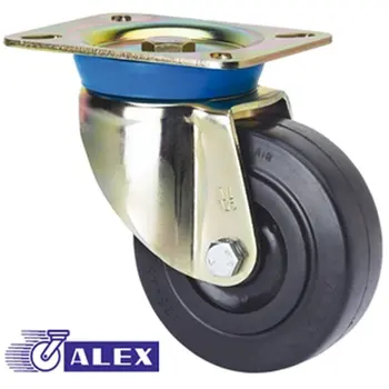 

WHEEL GIR 125MM 2-0003 PL.139X110 200KG. SMOOTH GOM NEG TV TPG