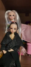 Fashion Doll Hair Long-Wig Eyes Body-Make-Up 30cm Beautiful Girls Princess for Toy 3D