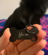 Collar personalizado para mascotas, etiqueta de identificación grabada con nombre de Mascota para gato, cachorro, perro, colgante, llavero, accesorios para mascotas