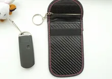Caja bloqueadora de señal de llave de coche, Faraday Cage Fob Pouch, bolsa de bloqueo RFID sin llave