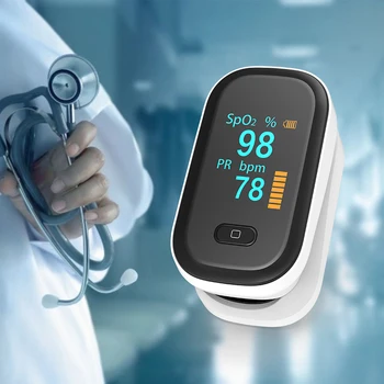 

Fingertip Pulse Oximeter De Dedo Pulso Oximetro Household SPO2 PR Pulse Oxymeter Portable OLED Pulsioximetro