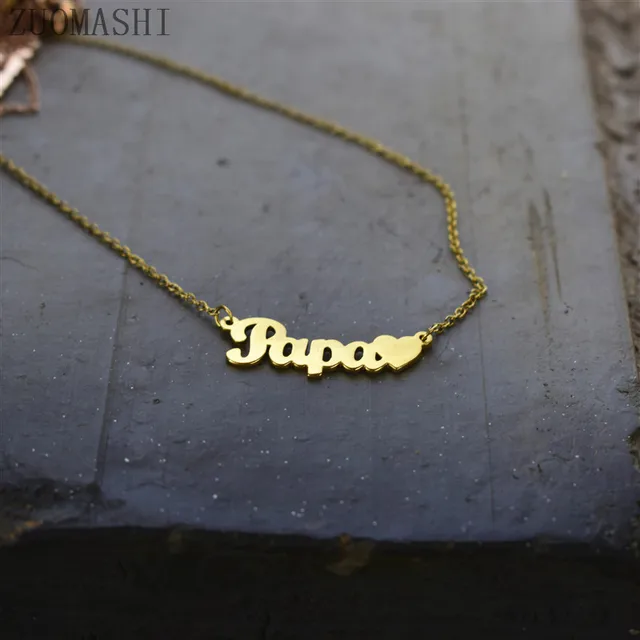 Necklace Delicate Letter Mama Necklace 