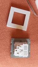 Delviz-enchufe estándar francés, CA 100-250V, Cargador USB de doble puerto para móvil, blanco con panel de interruptor, enchufe de corriente USB de pared de 16A