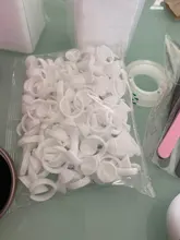 Bolsa de pegamento para extensión de pestañas, suministros de extensión de pestañas desechables, soporte de pegamento para maquillaje, pigmento de tatuaje, 1 bolsa